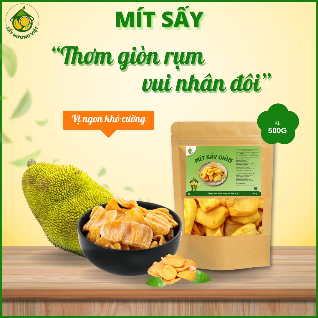 Bạn có biết? Mít sấy giòn không chỉ ngon mà còn tốt cho hệ tiêu hóa?